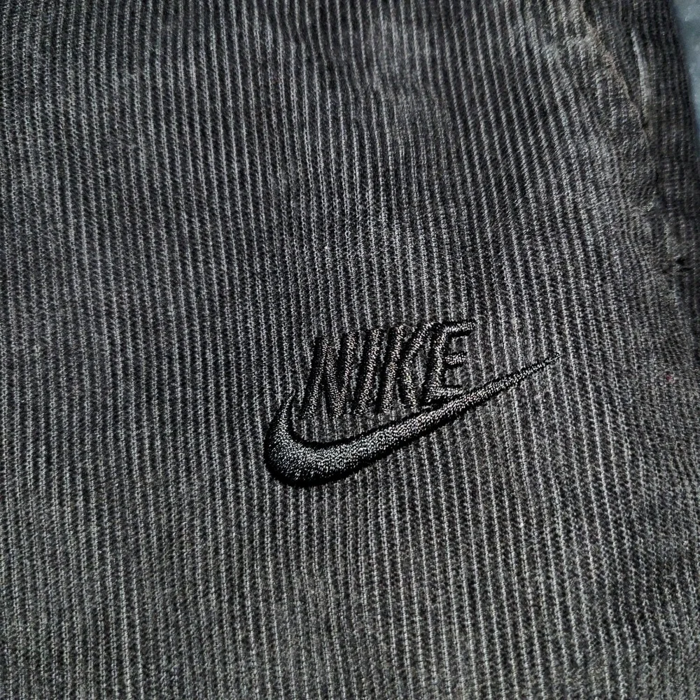 Nike Mens Corduroy Trousers Black Straight Leg Pants 40x32 DA0011-060